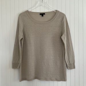 J. Crew Oversized Linen Beach Sweater